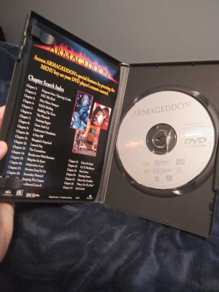 @DVD BRUCE WILLIS Armageddon(1998) (disc only) DVD movie collectible [Barcode 71795100084] - Main Image 3