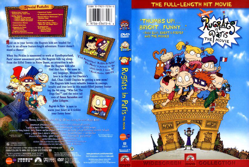 Rugrats In Paris: The Movie DVD movie collectible [Barcode 097363367246] - Main Image 2