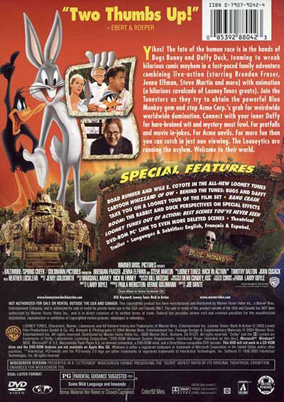 Looney Tunes: Back In Action (in tv Sat Morning Cartoons) DVD movie collectible [Barcode 085393324728] - Main Image 2