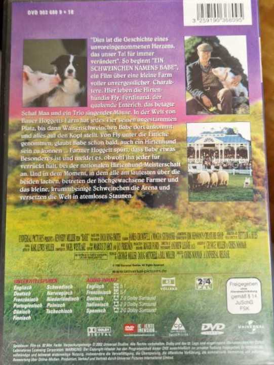 Babe DVD movie collectible [Barcode 3259190368095] - Main Image 2