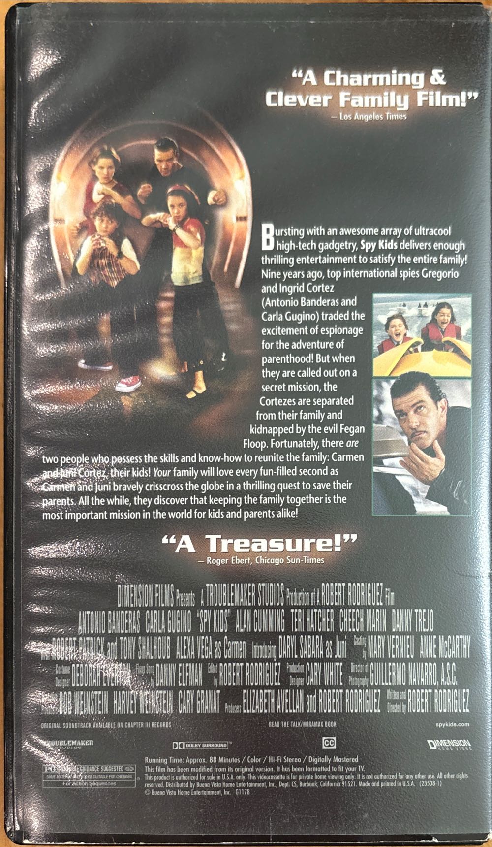 Spy Kids VHS movie collectible [Barcode 726936767540] - Main Image 2