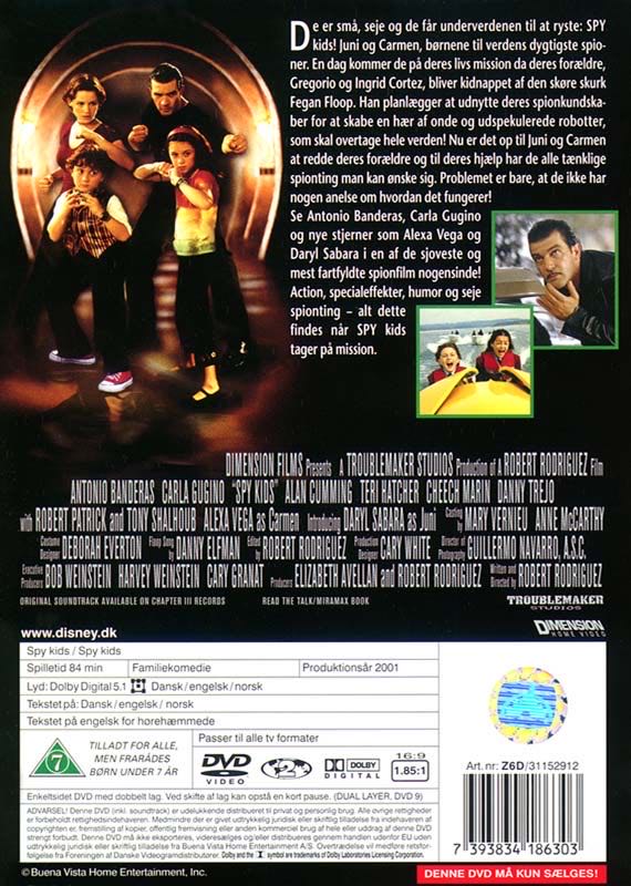 Spy Kids 1 Blu-ray movie collectible [Barcode 7393834186303] - Main Image 2