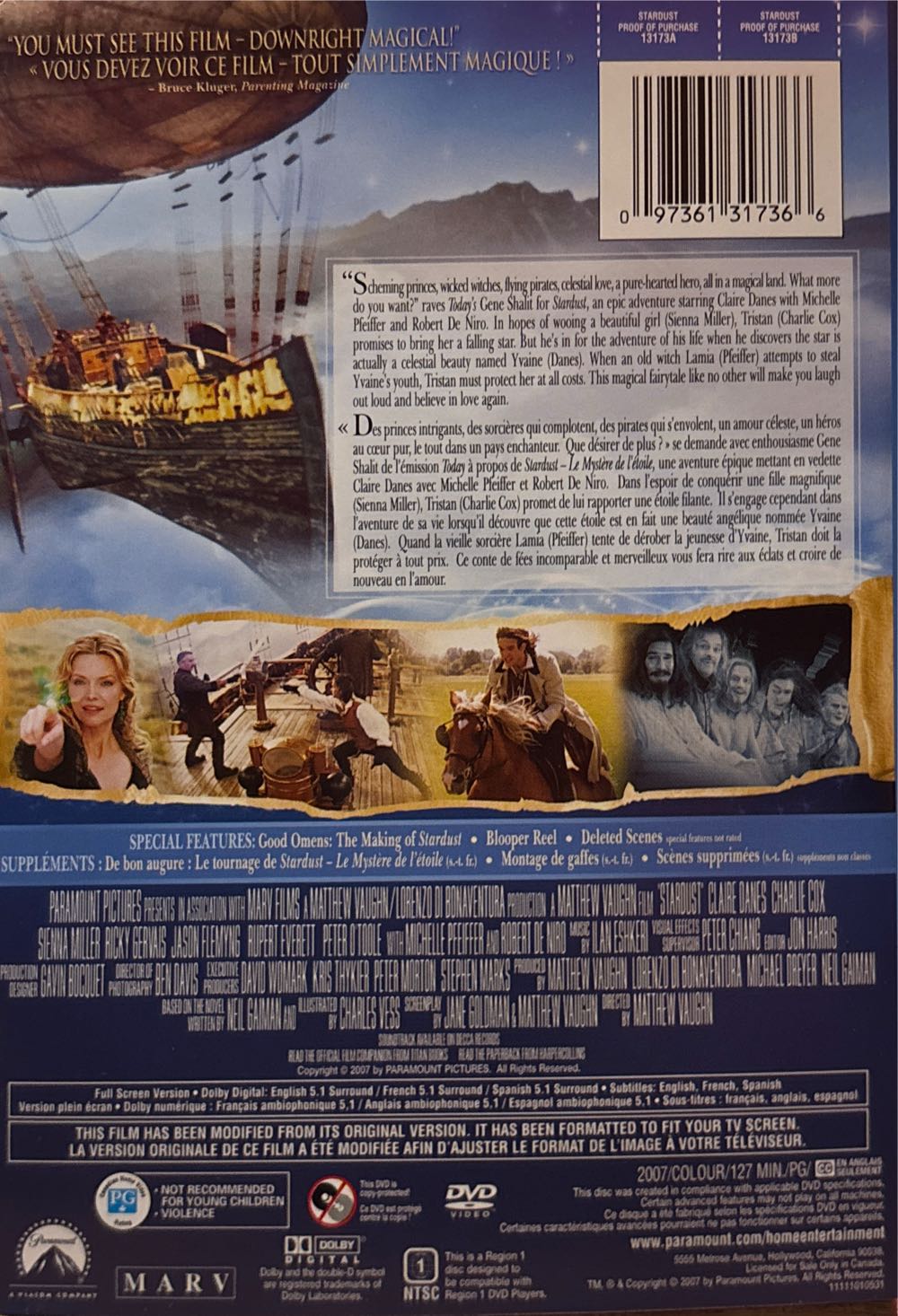 Stardust. Full Screen DVD movie collectible [Barcode 097361317366] - Main Image 4