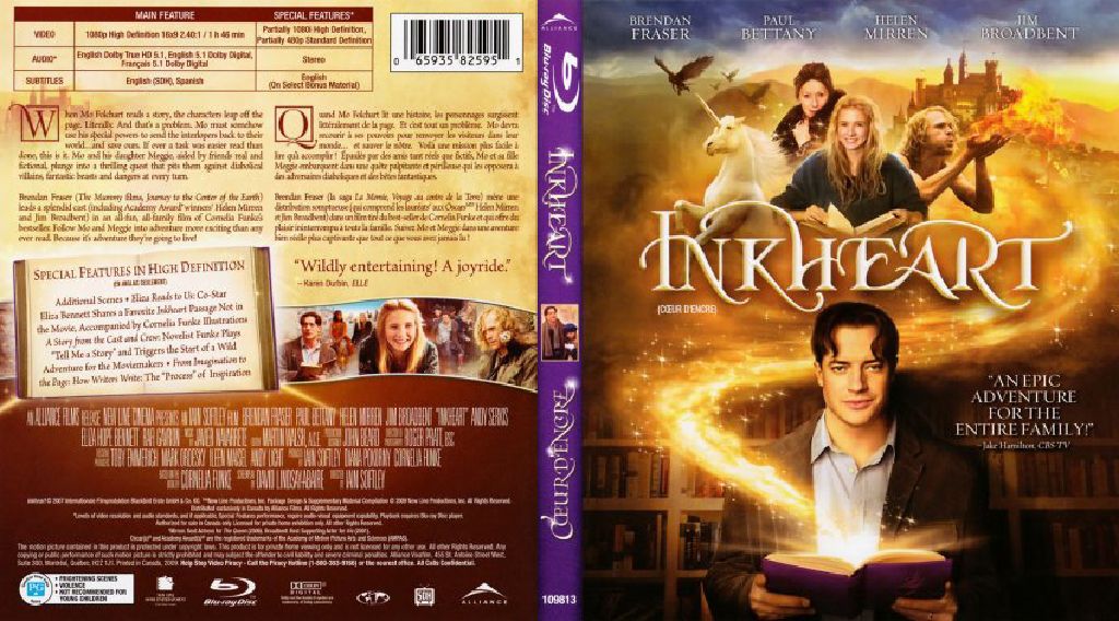 Inkheart Blu-ray movie collectible [Barcode 065935576716] - Main Image 2