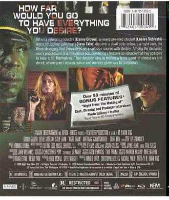 Night Train Blu-ray movie collectible [Barcode 652405000491] - Main Image 2