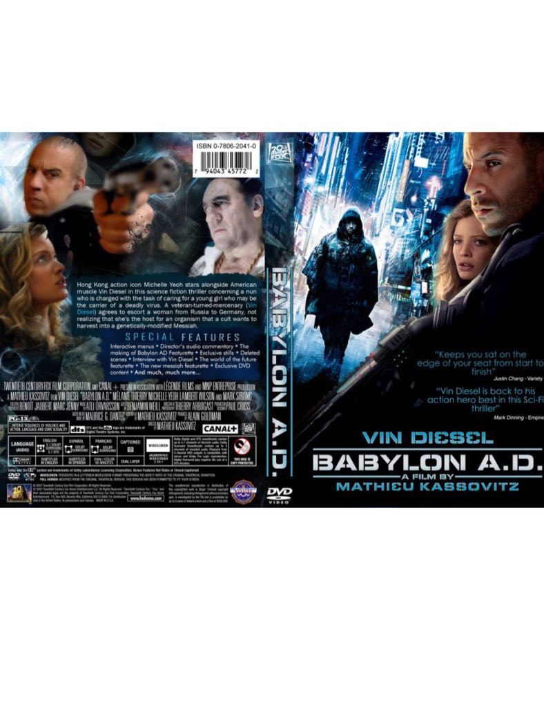 Babylon A.D. DVD movie collectible [Barcode 024543543633] - Main Image 2