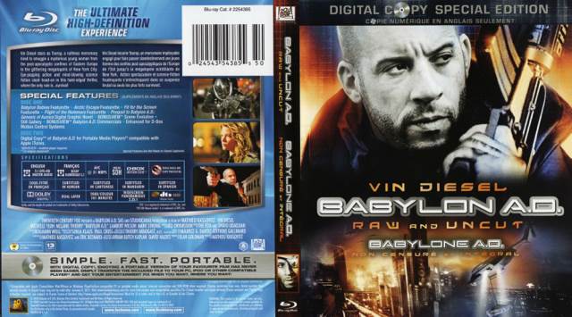 Babylon A.D. Blu-ray movie collectible [Barcode 024543567967] - Main Image 2