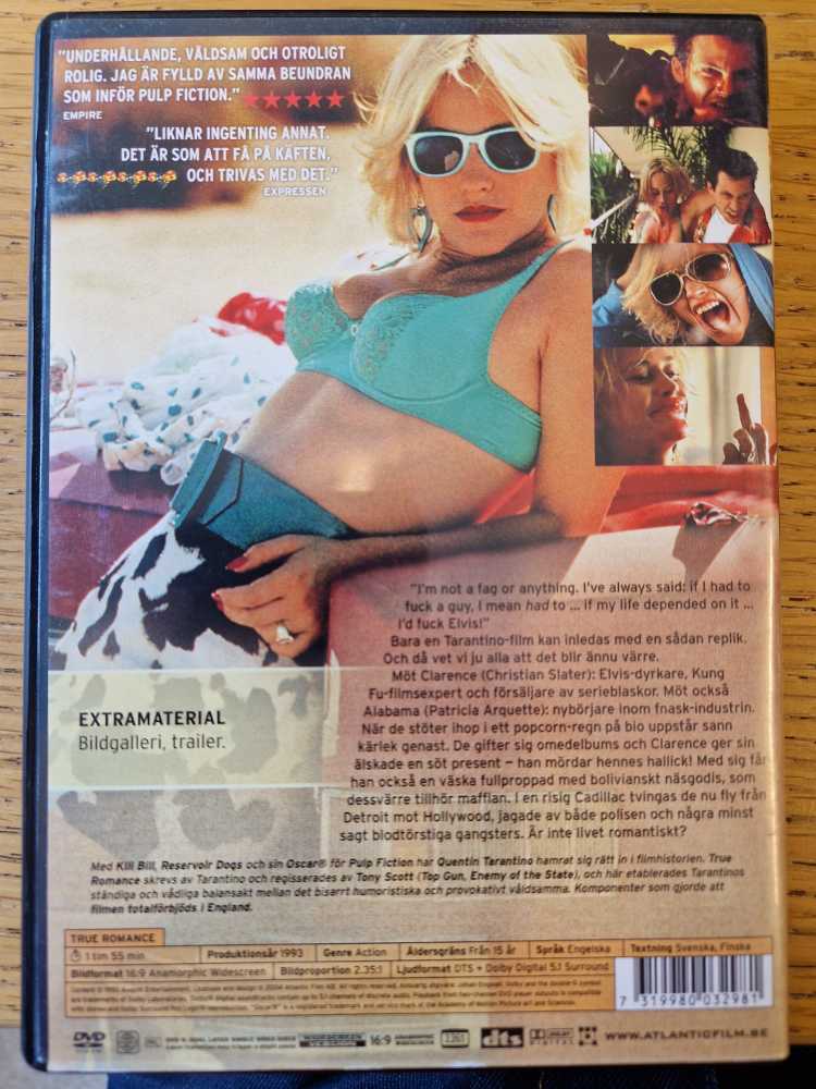 True Romance DVD movie collectible [Barcode 7319980032981] - Main Image 2