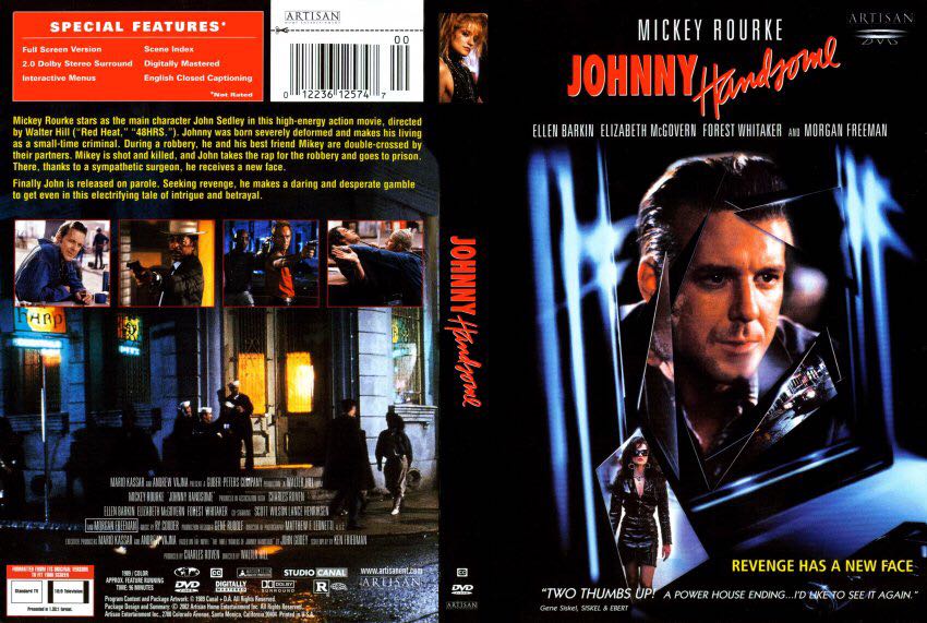 Johnny Handsome DVD movie collectible [Barcode 012236125747] - Main Image 2