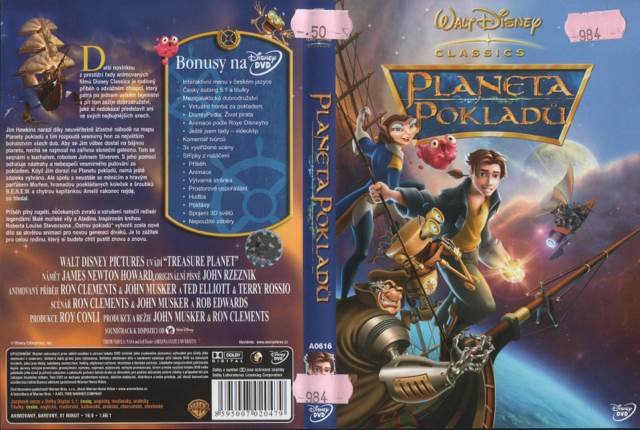 Treasure Planet DVD movie collectible [Barcode 5017188888257] - Main Image 2