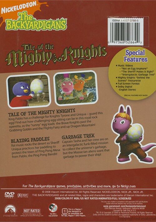 Backyardigans: Tale of the Mighty Knights DVD movie collectible [Barcode 097368528642] - Main Image 2