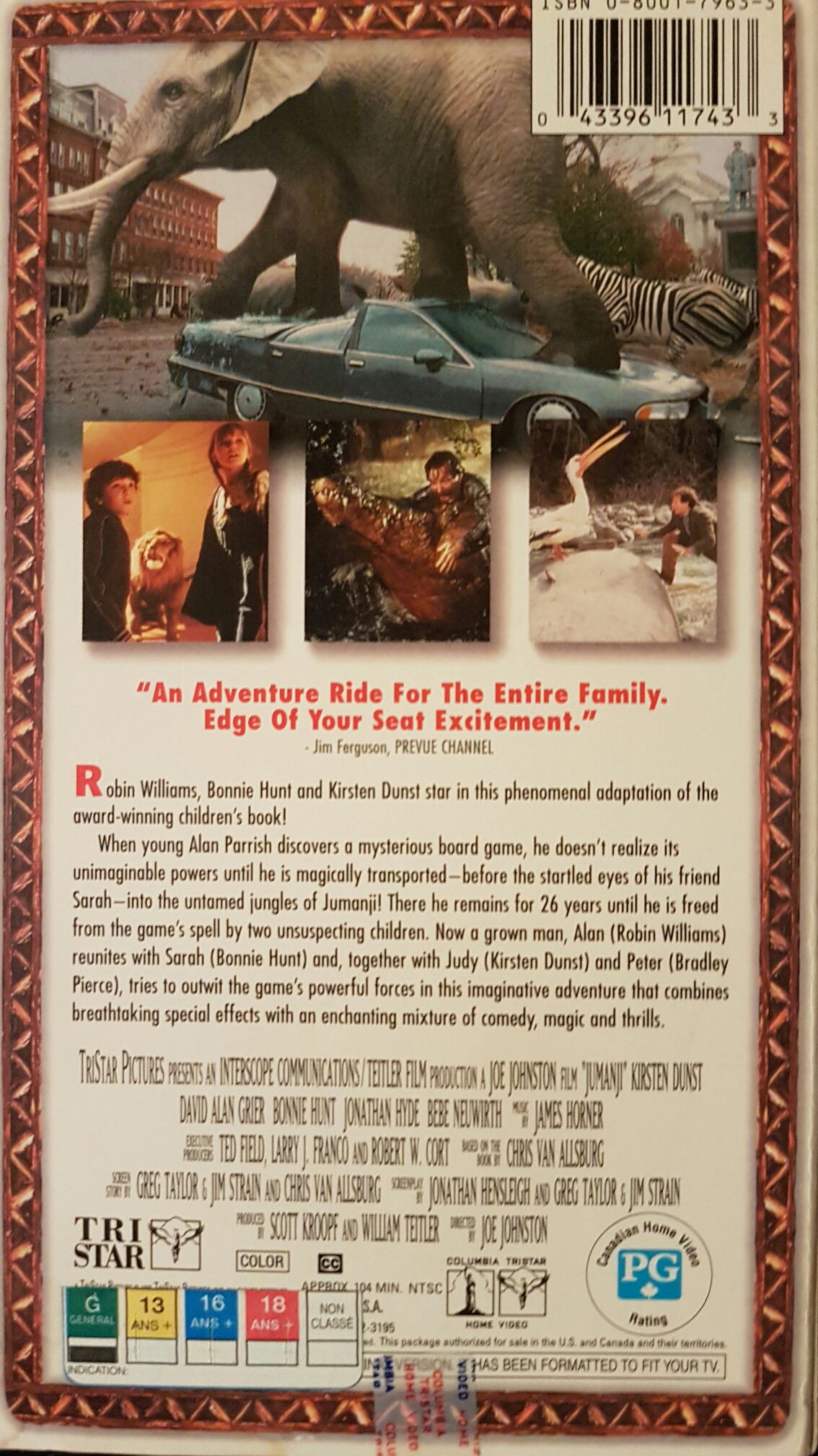 Jumanji VHS movie collectible [Barcode 5050582129663] - Main Image 2