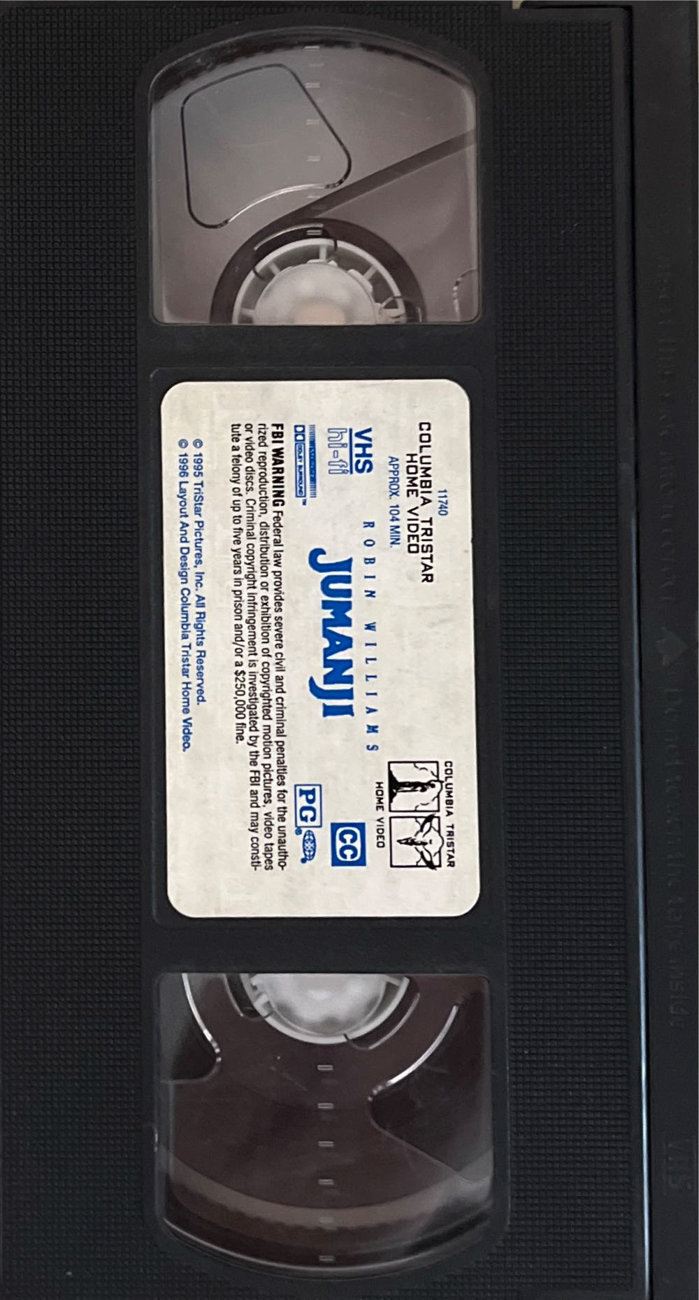 Jumanji VHS movie collectible [Barcode 8712609012484] - Main Image 2