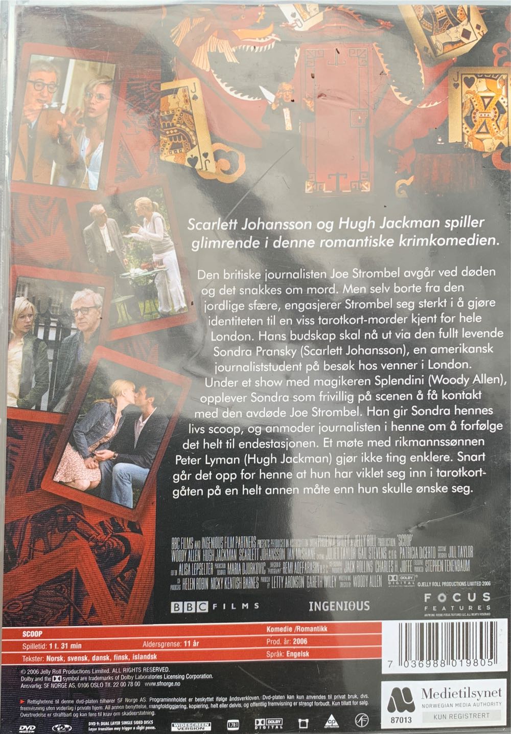 Scoop DVD movie collectible [Barcode 7036988019805] - Main Image 2