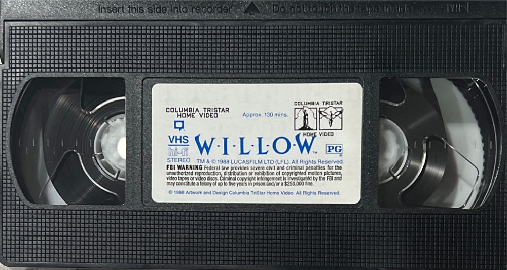 Willow VHS movie collectible [Barcode 043396609365] - Main Image 4