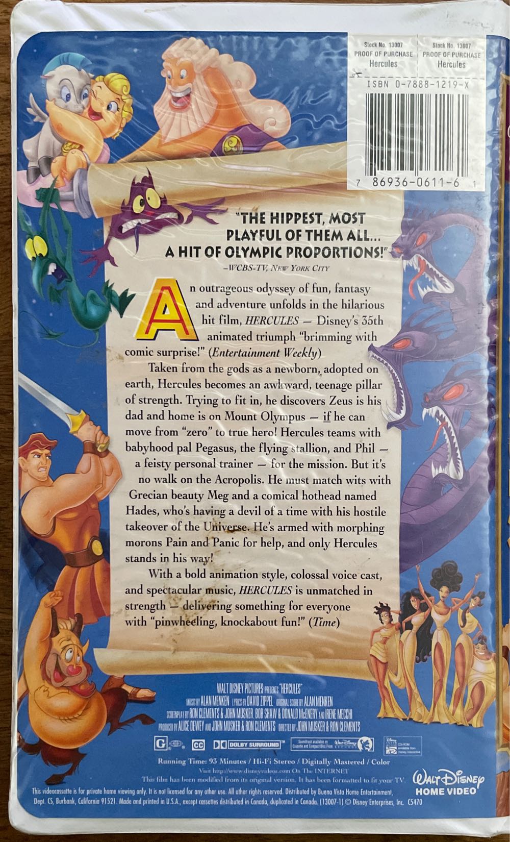 Hercules VHS movie collectible [Barcode 786936061161] - Main Image 2