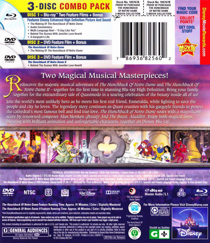 The Hunchback of Notre Dame 2 VHS movie collectible [Barcode 9398575051024] - Main Image 3