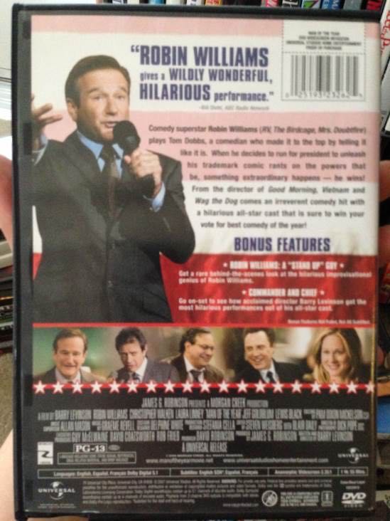 Man of the Year DIVX movie collectible [Barcode 005120782553] - Main Image 2