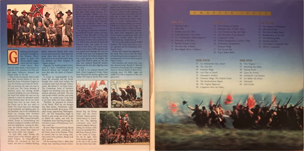 Gettysburg Laser Disc movie collectible [Barcode 014381241969] - Main Image 3
