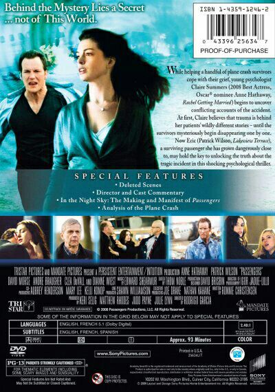 Passengers DVD movie collectible [Barcode 043396256347] - Main Image 2