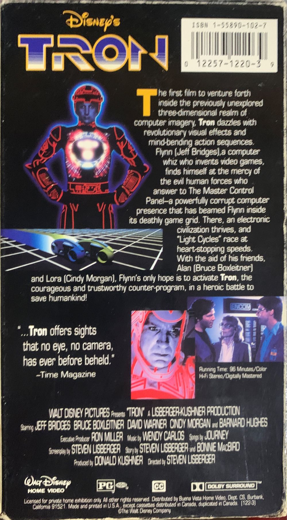 Tron VHS movie collectible [Barcode 012257122039] - Main Image 3