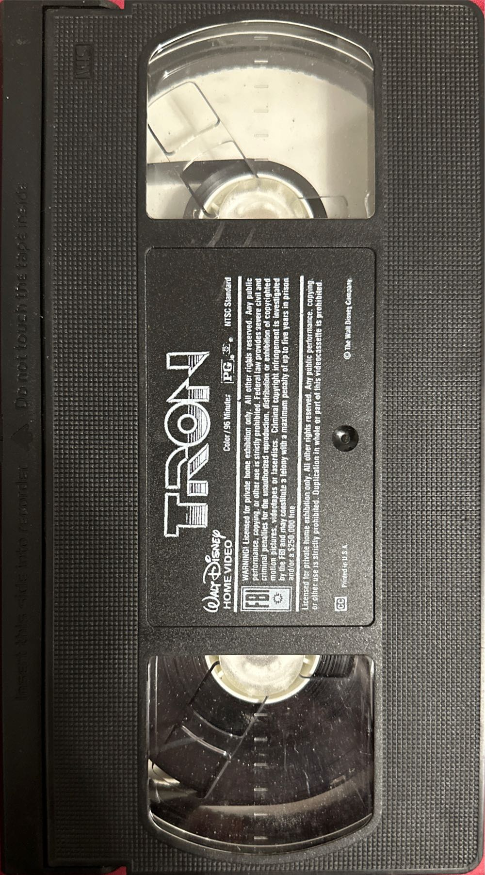 Tron VHS movie collectible [Barcode 012257122039] - Main Image 4