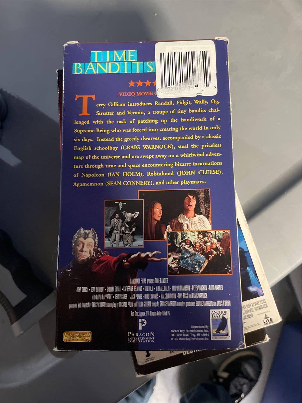 Time Bandits VHS movie collectible [Barcode 092091156759] - Main Image 2