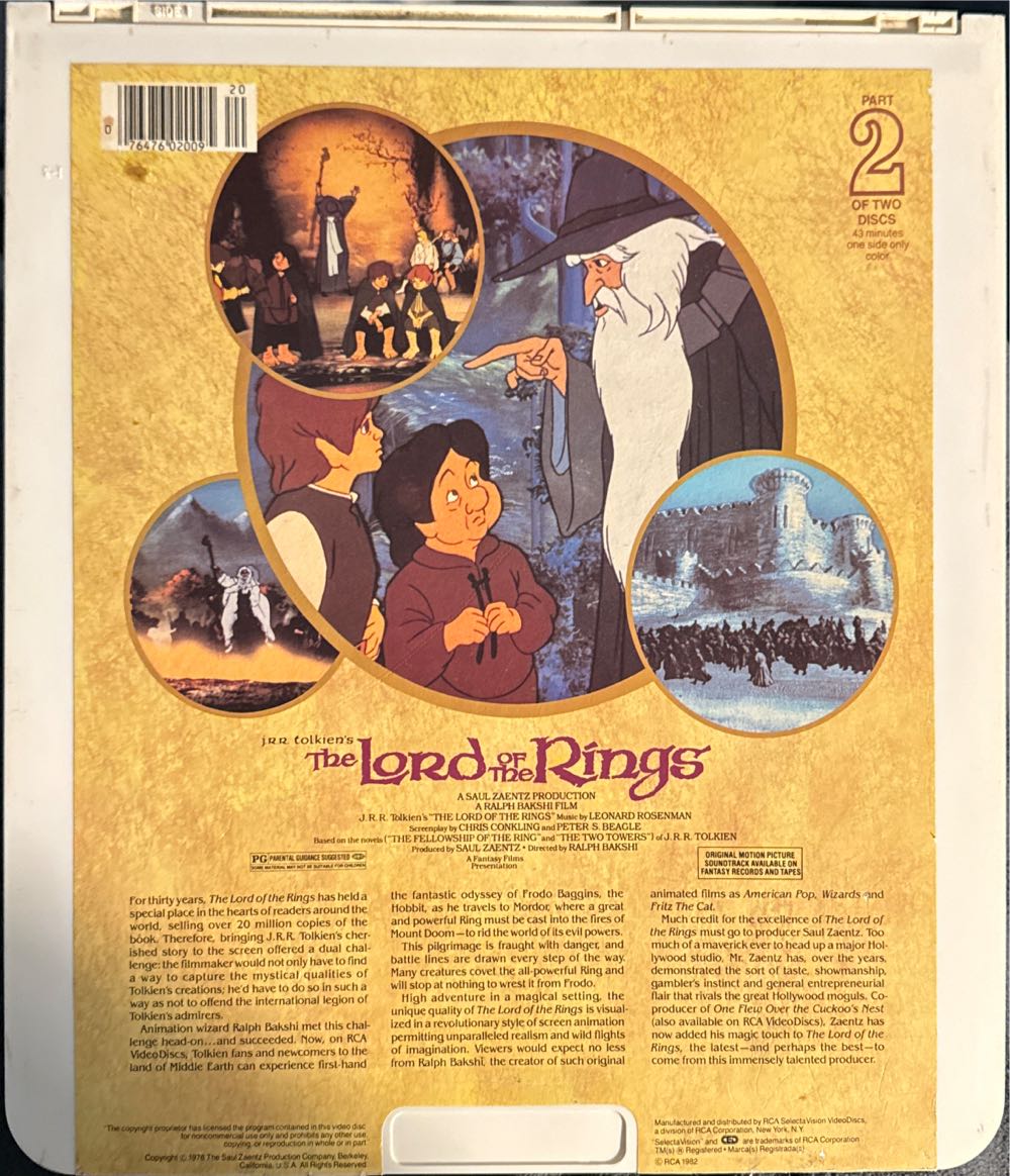 The Lord of the Rings iTunes movie collectible [Barcode 076476020095] - Main Image 3