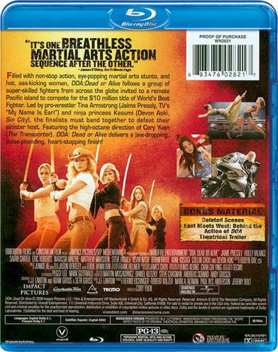 DOA: Dead or Alive DVD movie collectible [Barcode 796019796941] - Main Image 2