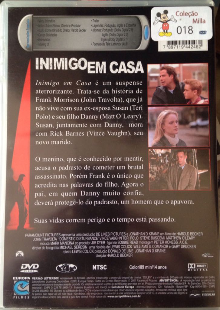 Domestic Disturbance DVD movie collectible - Main Image 2