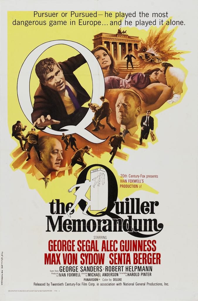 The Quiller Memorandum Blu-ray movie collectible [Barcode 5027626706043] - Main Image 2