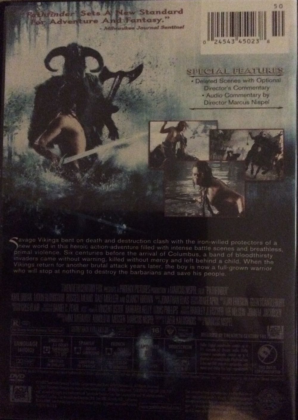 Pathfinder DVD movie collectible [Barcode 024543450238] - Main Image 2
