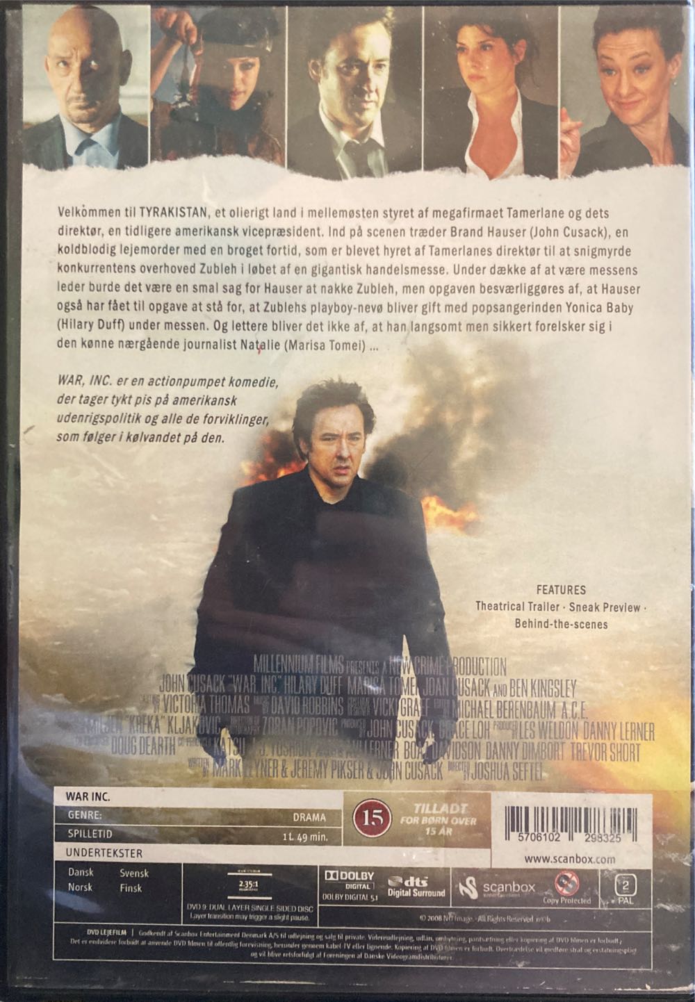 War, Inc. DVD movie collectible [Barcode 5706102298325] - Main Image 2