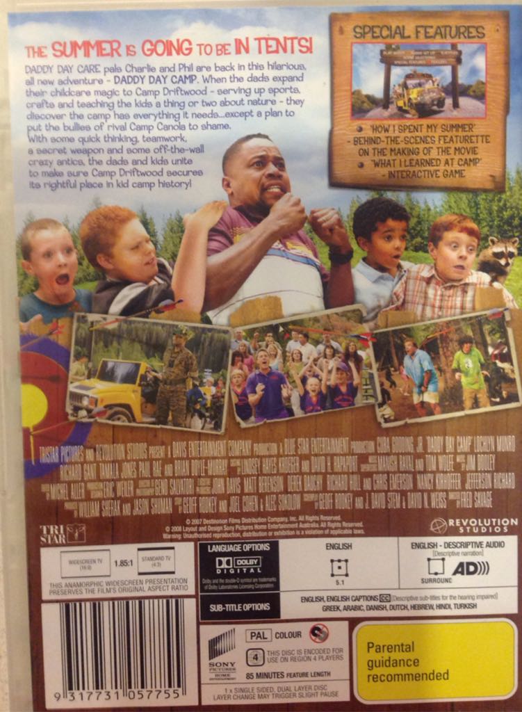 Daddy Day Camp DVD movie collectible [Barcode 9317731057755] - Main Image 2