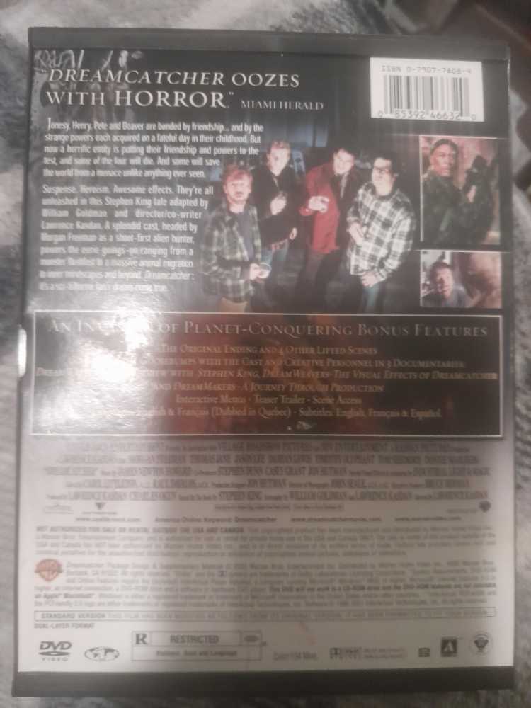 Dreamcatcher: Evil Slips Through (085392466320 - DVD) DVD movie collectible [Barcode 085392466320] - Main Image 4
