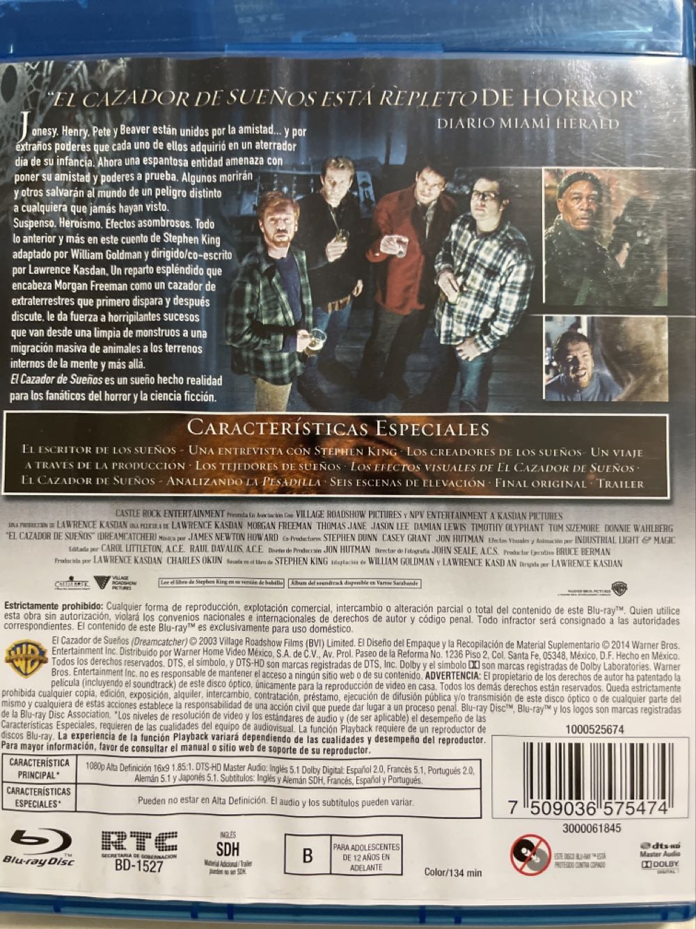 Dreamcatcher Blu-ray movie collectible [Barcode 7321240246649] - Main Image 2