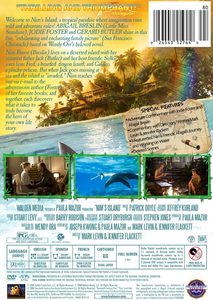 Nims Island Digital Copy movie collectible [Barcode 06071554] - Main Image 2