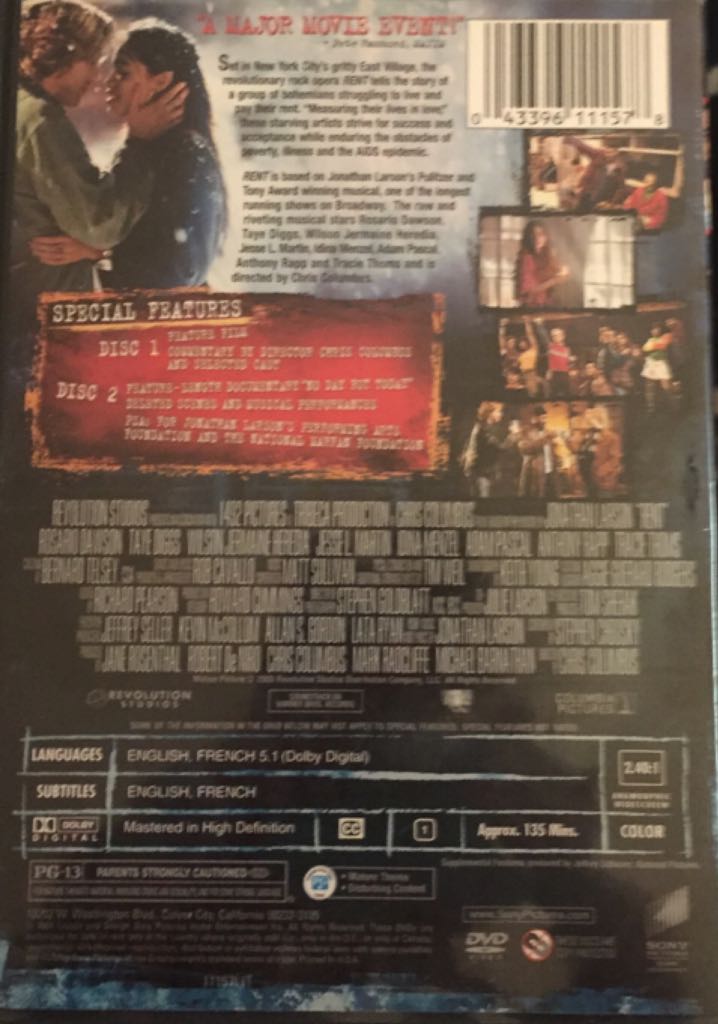 Rent DVD movie collectible [Barcode 043396111578] - Main Image 2