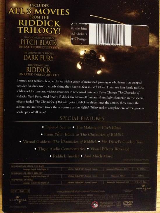 Riddick Trilogy Digital Copy movie collectible - Main Image 2