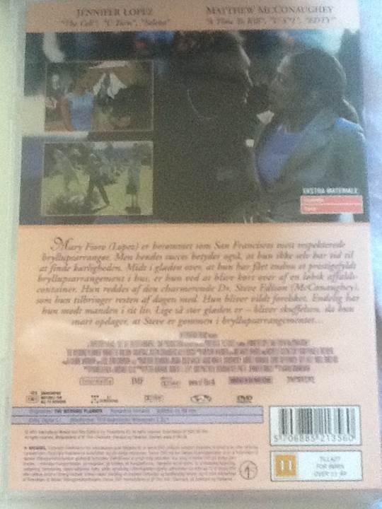 Th Wedding Planner DVD movie collectible [Barcode 5706885213560] - Main Image 2