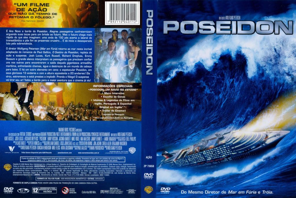 POSEIDON I(2006) •dvd• DVD movie collectible [Barcode 012569826939] - Main Image 2