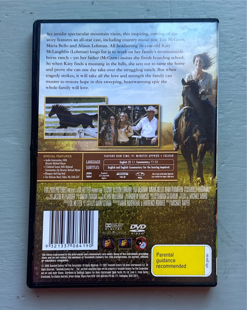 Flicka (2006) DVD DVD movie collectible [Barcode 9321337084190] - Main Image 2