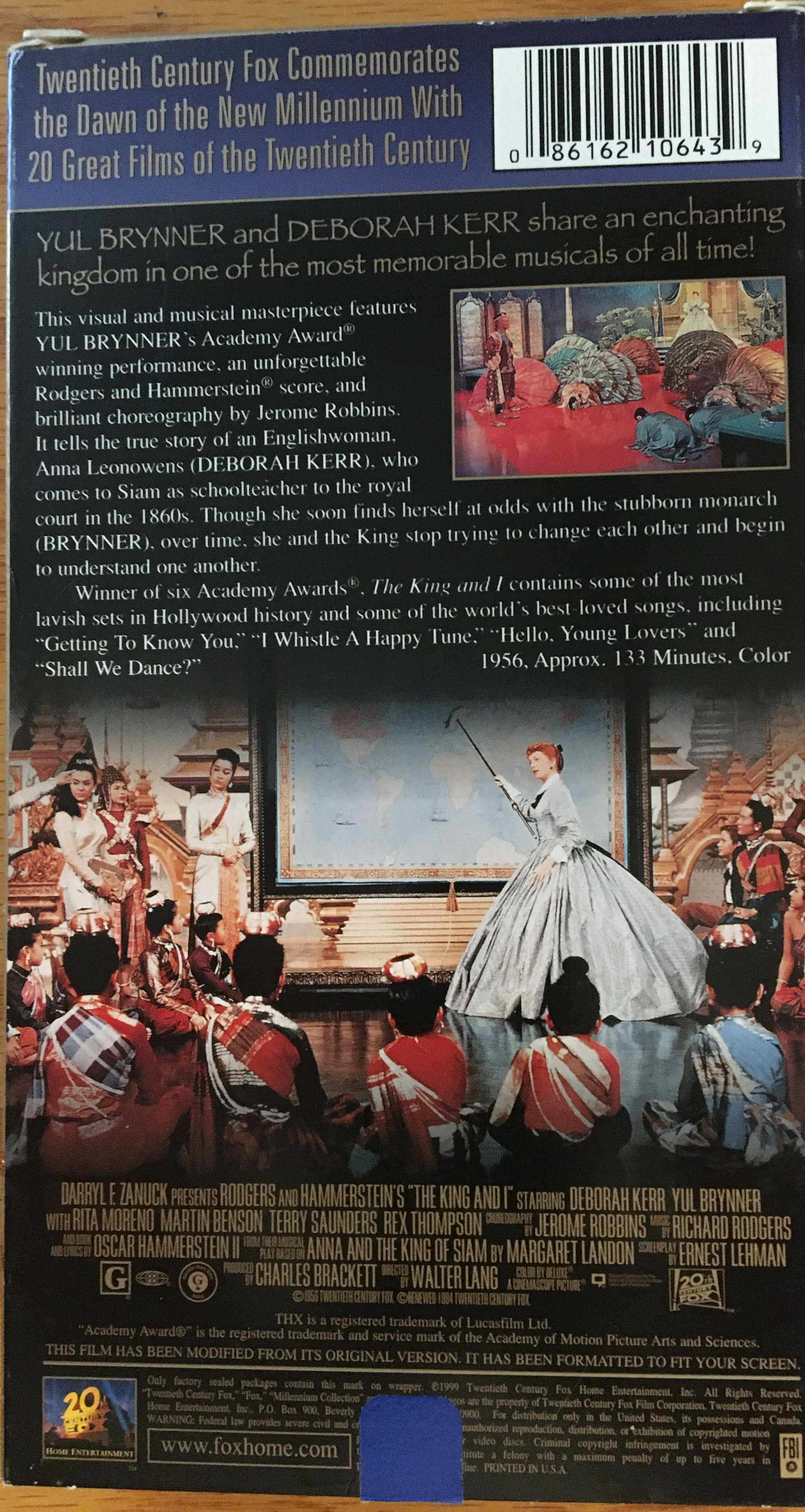 The King and I VHS movie collectible [Barcode 086162106439] - Main Image 2