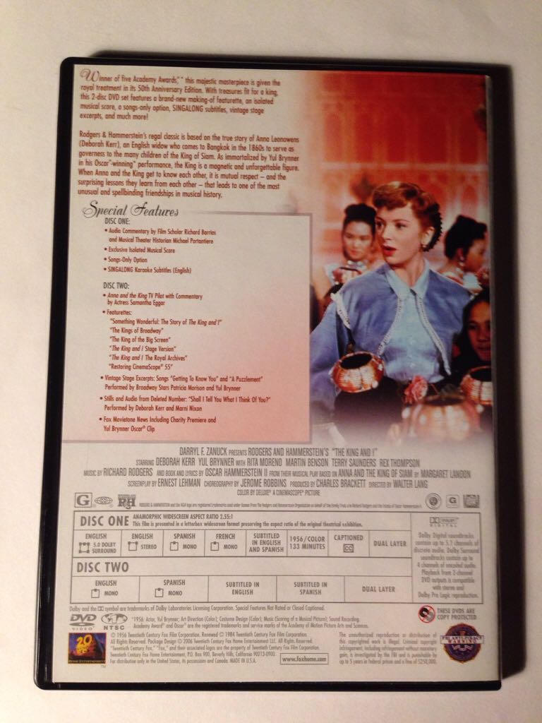 The King and I Movies Anywhere movie collectible [Barcode 6280725437778] - Main Image 2