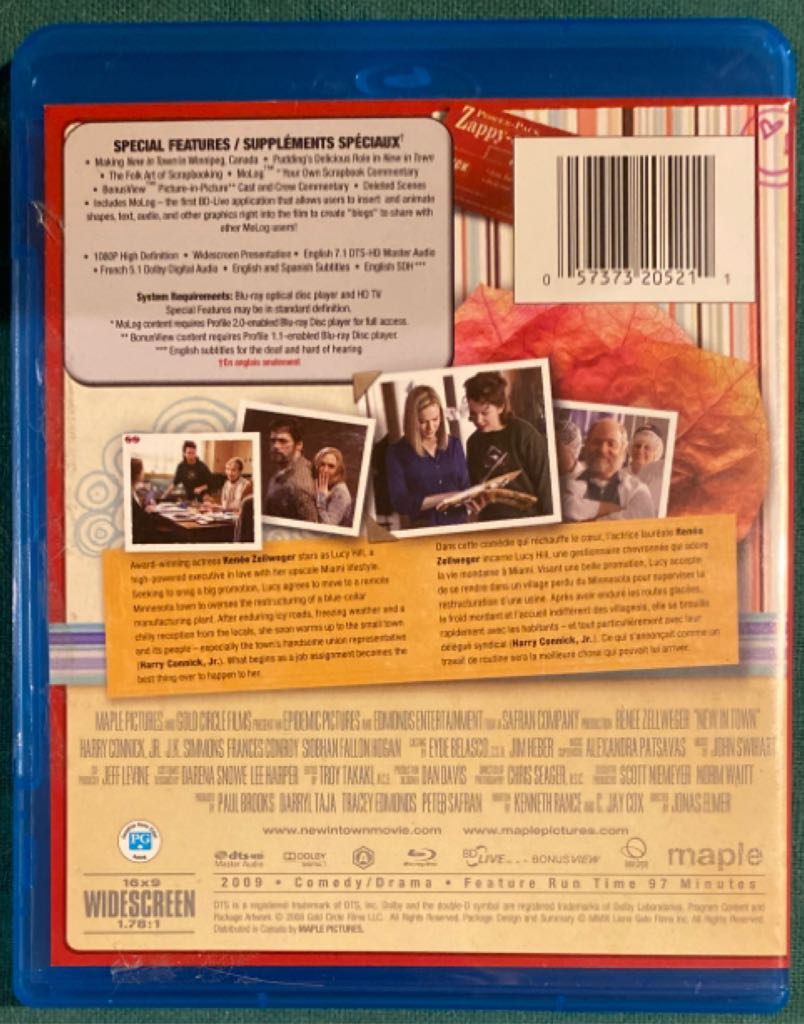 New in Town Digital Copy movie collectible [Barcode 057373205211] - Main Image 2