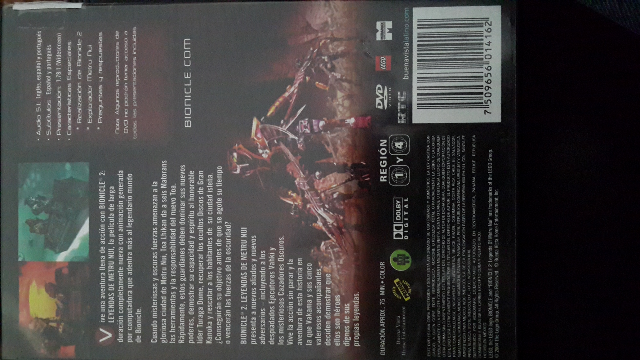 Bionicle 2: Legends of Metru Nuisur DVD movie collectible [Barcode 7509656014162] - Main Image 2