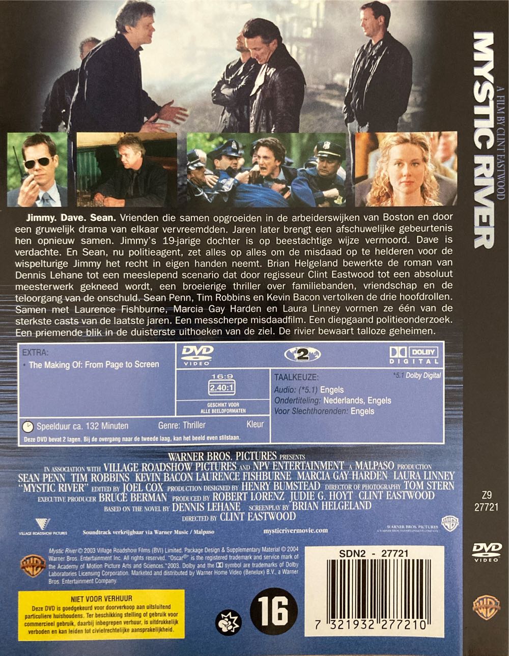 Mystic River DVD movie collectible [Barcode 7321932277210] - Main Image 2