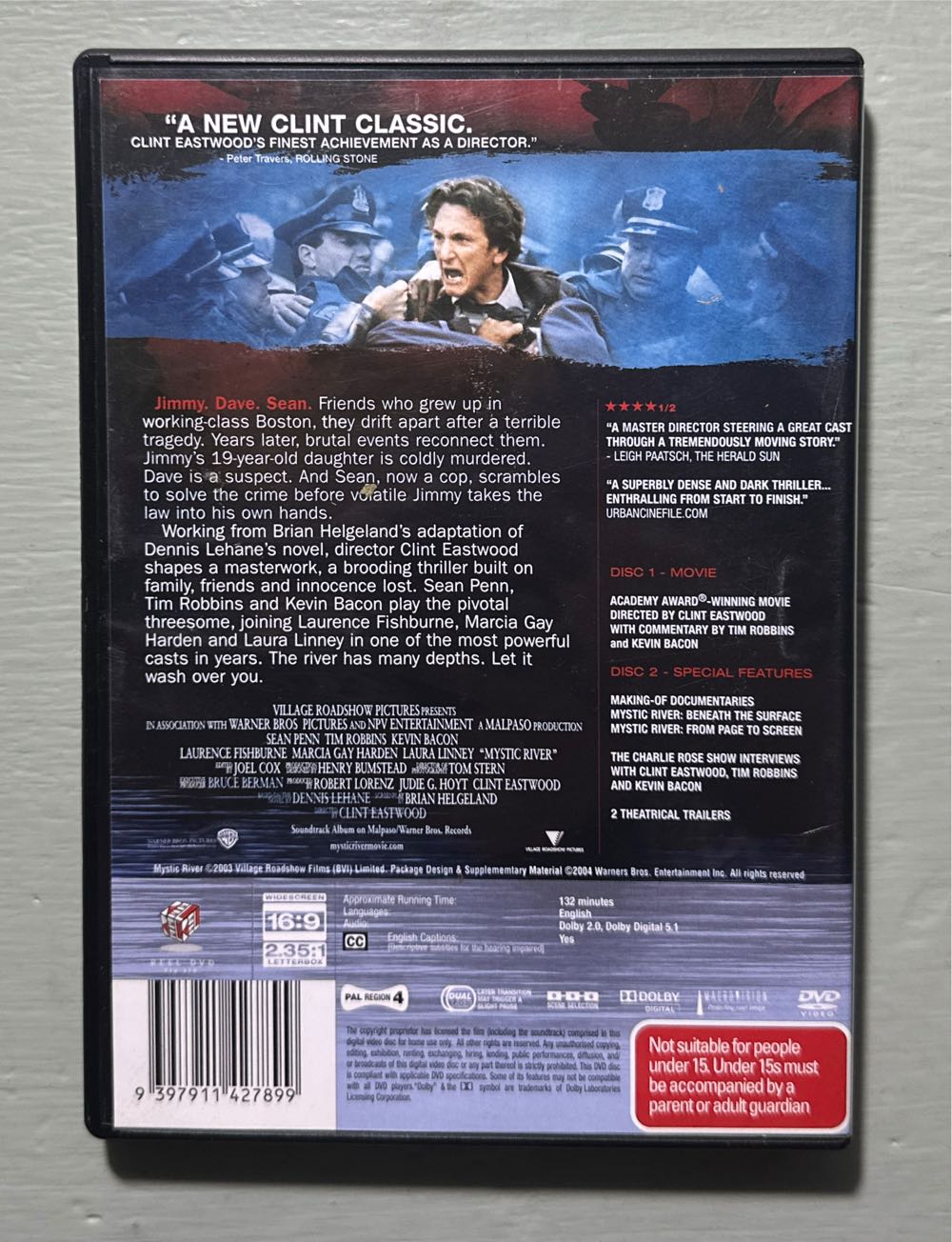 Mystic River DVD movie collectible [Barcode 9397911427899] - Main Image 2