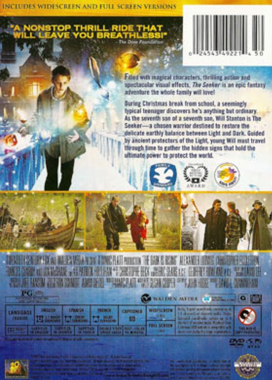 The Seeker DVD movie collectible [Barcode 024543650218] - Main Image 2