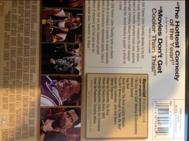 Be Cool (#1008729 Full-Screen DVD/UPC: Unknown) DVD movie collectible [Barcode 027616928429] - Main Image 2